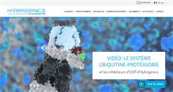 Desktop Screenshot of hybrigenics.com