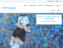 Tablet Screenshot of hybrigenics.com